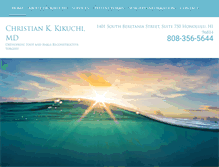 Tablet Screenshot of drkikuchi.com